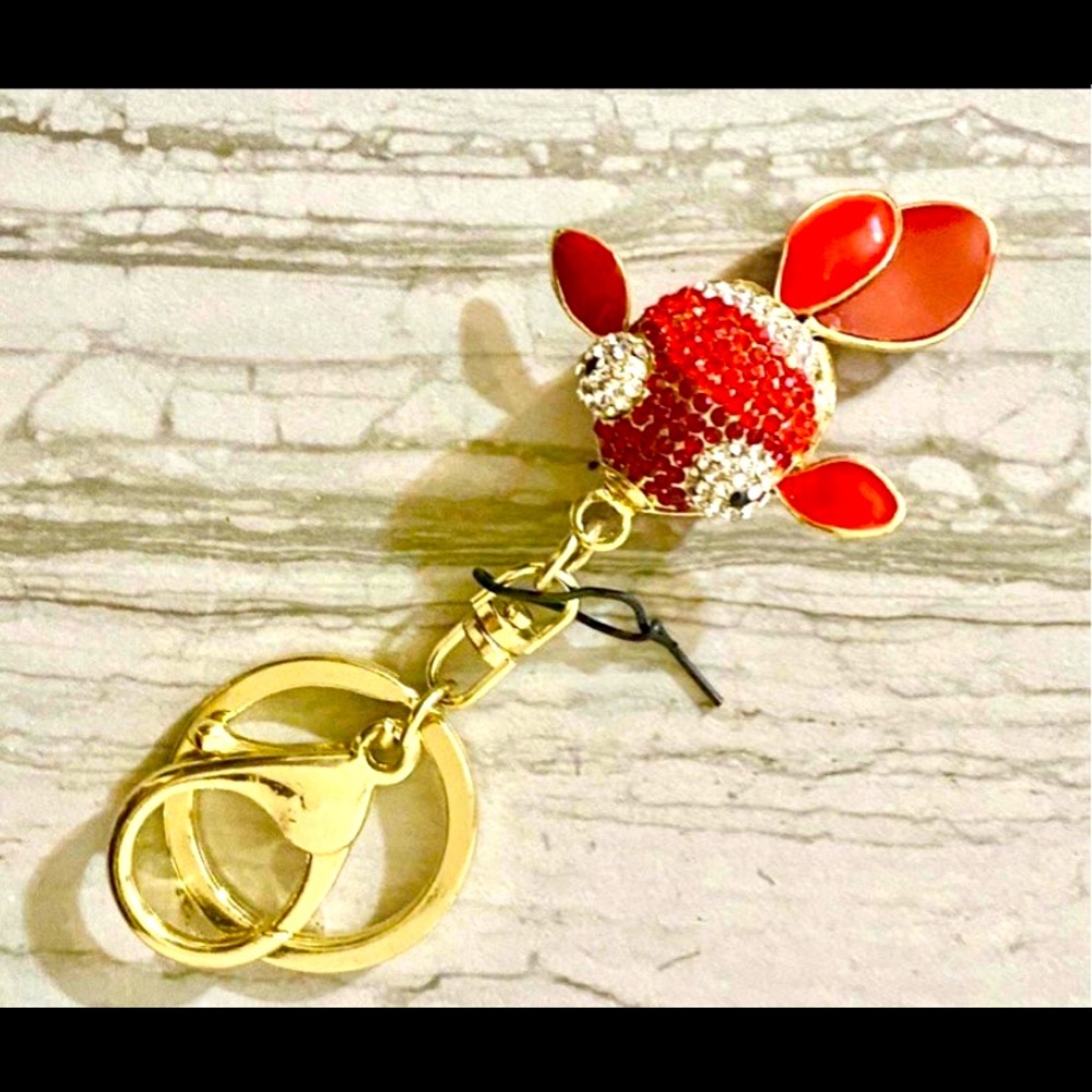 Koy Fish - Gold Fish Keychain
